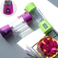 Hot Selling Usb Oplaadbare Mini Home Apparaten 6 Blades Blender Juicer Fruit Mixer Hand Draagbare Blender