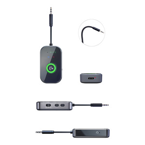 Adaptador <span class=keywords><strong>de</strong></span> <span class=keywords><strong>Audio</strong></span> Bluetooth 6.0 2 en 1, Transmisor y <span class=keywords><strong>Receptor</strong></span>, Certificado CE ROHS, 10 Horas <span class=keywords><strong>de</strong></span> Duración <span class=keywords><strong>de</strong></span> Batería, <span class=keywords><strong>para</strong></span> TV, <span class=keywords><strong>Auto</strong></span>, Altavoces, Auriculares, 1 Año <span class=keywords><strong>de</strong></span> Garantía - Product Image 2