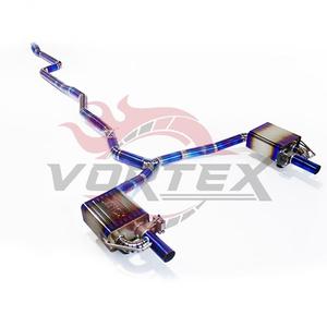 ท่อไอเสีย Vortex Mercedes-Benz E200 E300 W213 ปี 2017-2023 ไทเทเนียม Valvetronic Catback สีฟ้าเบิร์นท์ หนา 1.2 มม. รับประกัน 24 เดือน - Product Image 2