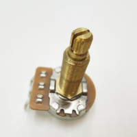 Bronze CTS Threaded Shaft Rotary Potentiometer 28mm A/B 250K/500K Volume Tone Control for Electric Guitar Bass