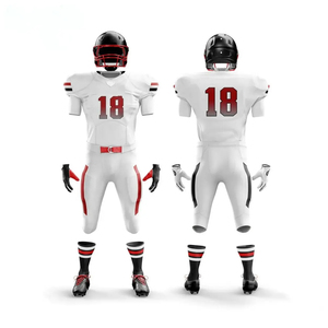 Low MOQ Wholesale Supplier American Football Uniform Wholesale Price Customized American Football Uniform - Product Image 1