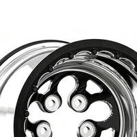 Rines de Aleación Forjados con Acabado Transparente Estilo Alpha-1, Multirradio, 18-24 Pulgadas, 5x120/5x114.3 para Challenger/Hellcat/A90/370Z