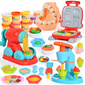 Глина для моделирования для детей, игрушки ручной работы, пластилин, лапша, мороженое, глина для моделирования, пластилин, игрушки для детей