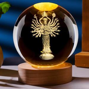 อุปกรณ์จัดงานปาร์ตี้วันหยุด งานแต่งงาน พระพุทธรูป<span class=keywords><strong>เจ้าแม่</strong></span><span class=keywords><strong>กวน</strong></span><span class=keywords><strong>อิ</strong></span><span class=keywords><strong>ม</strong></span>/ฟูโด <span class=keywords><strong>ม</strong></span>ิยู ลูกแก้วคริสตัลแกะสลักลวดลายประณีต ขายตรงจากโรงงาน - Product Image 2