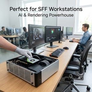 RTX 4000 Ada Generation SFF 20GB GDDR6 การ์ดจอเวิร์กสเตชันแบบ Low Profile สถาปัตยกรรม Ada Lovelace ขับเคลื่อนด้วยเทคโนโลยีล่าสุด - Product Image 2