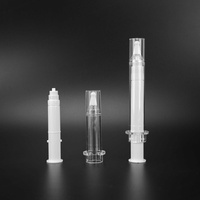 Tube Lip Plumper Gloss PS Custom 5ml 10ml 20ml, Pompa Airless, Segel, Cetak Sablon Emas, Label Pribadi, Tube Plastik