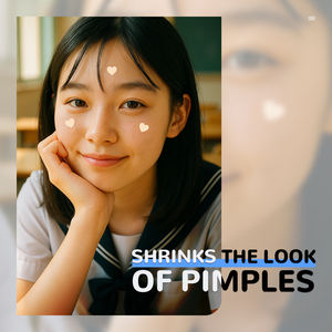 かわいいハート型のハイドロコロイドニキビパッチ プライベートラベル カスタムパッケージ 防水 目に見えない エッセンシャルオイル入り - Product Image 3