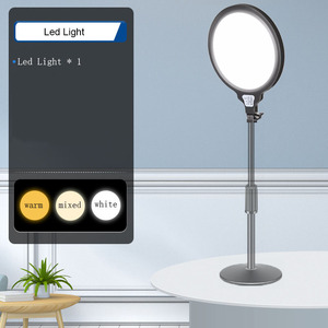 Panneau lumineux LED rond souple de 10 pouces, éclairage d'appoint pour photographie, idéal pour les portraits, le streaming en direct et la <span class=keywords><strong>création</strong></span> <span class=keywords><strong>vidéo</strong></span> – Vente directe usine - Product Image 2