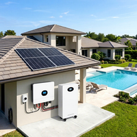 Nouveaux kits de panneaux solaires E-Nice complets de 5 kW, 10 kW, 15 kW, 20 kW, 30 kW pour maisons, systèmes de stockage d'énergie solaire 220 V pour fermes