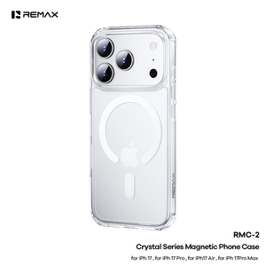 Funda magnética Crystal Series <span class=keywords><strong>Rmc</strong></span>-2, funda ultrafina transparente con imán, antiamarilleo, anticaída, para teléfono 17 - Product Image 6