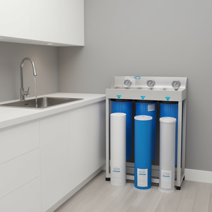 Sistema de Filtración de Agua para Toda la Casa de 3 Etapas 4.5 X 20, Cartucho de Carbón Activado KDF de Fácil Instalación - Product Image 2