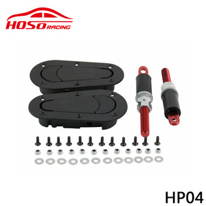 Car <b>Engine</b> <b>Hood</b> Lock Modification Universal ABS Plastic Black With Lock For BMW Audi Honda Toyota Mitsubishi - Product Image 5