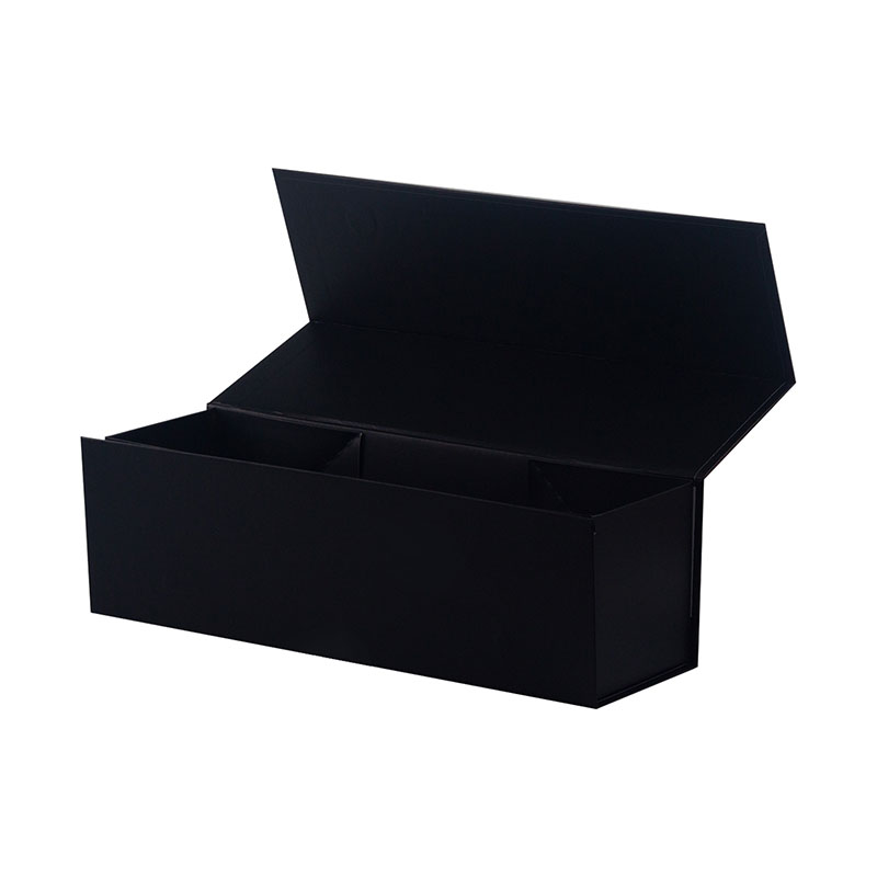 Professional Designer Design Packaging Luxury Paper Es Black Gift Box Wine