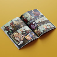 Impresión de Libros de Historietas con Tapa Dura de Papel Ecológico Personalizado con Acabado de Estampado en Caliente Impresión Offset para Niños y Adultos en China
