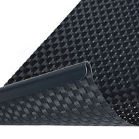 Bande de protection en rotin résistante aux UV 19cmx2.55m, bande de clôture en PVC, bande de protection de la vie privée