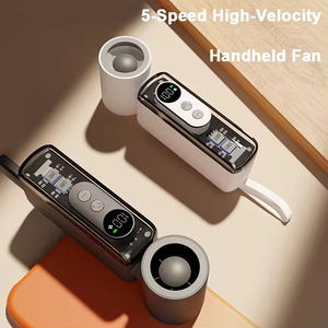2000mAh Sophisticated Cooler <b>Fan</b> Table <b>Stand</b> Air Cooler Rechargeable Mini <b>Fan</b> English Rechargeable Handheld Usb <b>Fan</b> - Product Image 2
