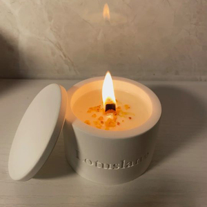 Bougie parfumée artisanale en cire de soja, design créatif en <span class=keywords><strong>marbre</strong></span>, mèche en bois, aromathérapie, parfum pour les fêtes, coffret cadeau - Product Image 2