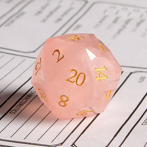 Bí Ẩn đá quý natrual đá xúc xắc ngẫu nhiên gửi nhiều màu sắc ngục tối và rồng RPG bảng trò chơi xúc xắc đa diện DND Bộ xúc xắc - Product Image 2