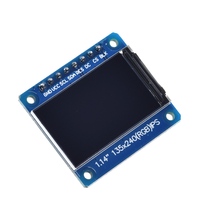 TZT Baru IPS 1.14 Inci 3.3V 8PIN SPI HD Layar Tampilan TFT Penuh Warna ST7789 Drive IC 135*240