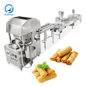 Máquina Automática OCEAN para Hacer Rollos de Huevo Filipinos, Máquina para Rellenar y Doblar, Máquina para Hacer Lumpia, Línea de Producción de Rollitos Primavera - Product Image 1