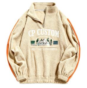 <span class=keywords><strong>Felpa</strong></span> <span class=keywords><strong>con</strong></span> Cappuccio Personalizzata <span class=keywords><strong>con</strong></span> Logo, Casual, da Golf, Manica <span class=keywords><strong>Lunga</strong></span>, Leggera, <span class=keywords><strong>con</strong></span> <span class=keywords><strong>Zip</strong></span> 1/4, per Uomo - Product Image 4