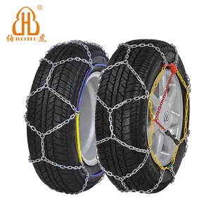 BOHU High Quality Snow Chains For Car Tires Have TUV/GS ONORM V5117 5119 Certificates Alloy Steel Car Snow Chain