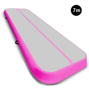 Entraîneur de gymnastique pour tous les âges Course à air de 2m * 7m * 20cm <span class=keywords><strong>Trampoline</strong></span> d'intérieur Gonflage/Dégonflage/Rangement facile pour les capacités de fitness - Product Image 1