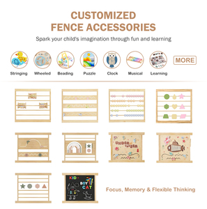 Gioco per bambini recinzioni di sicurezza per interni grande Area di attività di gioco box in legno per bambini giochi per bambini mobili per bambini - Product Image 4