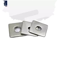 Modern Anti-Corrosion Galvanized Non-Alloy Square Washer with Round Hole for Office Building