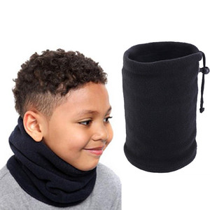 Ajustable Multi-Color Niños Fleece Invierno Cuello Polaina Calentador Negro <span class=keywords><strong>Bandana</strong></span> - Product Image 1