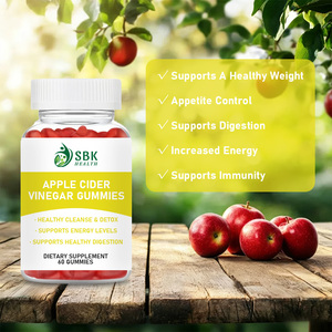 Gommes au vinaigre de cidre de pomme de qualité supérieure, glucides et sucres totaux, favorisent un poids sain, gommes à la vitamine B12 - Product Image 5