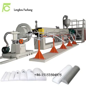 polyethylene foam edge and corner protection application machine