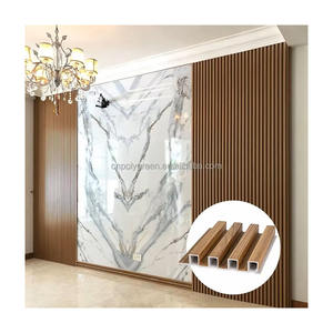 Panel de pared tablero coextrusión WPC <span class=keywords><strong>fachada</strong></span> hay revestimiento de vinilo para casa WPC panel de pared decorativo - Product Image 2