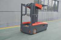 Chariot élévateur électrique hydraulique avec plateforme antidérapante, hauteur maximale de 14,2 m, pour la picking de stocks en entrepôt de niveau moyen
