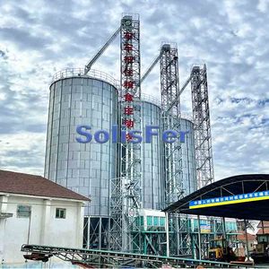 Silo en acier et galvanisé pour le stockage des grains de riz paddy neuf et utilisé pour les industries agricoles et de la construction - Product Image 3