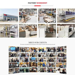 Armoires de cuisine modernes écologiques en noyer noir massif avec inserts personnalisés de style ferme populaire Alland, plan de travail en marbre blanc, salle à manger - Product Image 5