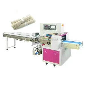 Multi-Function Automatic Horizontal Plastic Gloves Packing Machine Disposable Chopsticks Pillow Packaging Machine