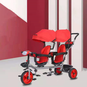 Tricycle double siège pour enfants, triporteur chinois à 3 roues, double sièges, bon marché, en vente, - Product Image 3
