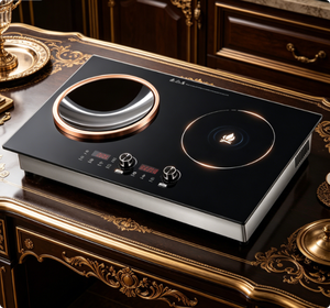 <span class=keywords><strong>Placa</strong></span> de <span class=keywords><strong>Inducción</strong></span> Doble Portátil de 1800W con Control de Perillas, <span class=keywords><strong>Siemens</strong></span> IGBT, Cocina Eléctrica Segura para Cocinar en Casa - Product Image 5