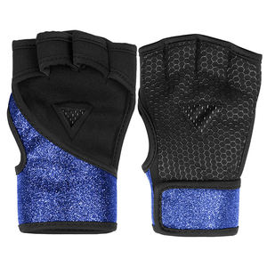TOPTONS Super septembre Logo personnalisé Fitness <span class=keywords><strong>bleu</strong></span> haltérophilie haltère coussinet <span class=keywords><strong>cheville</strong></span> sangles gants gymnastique poignées sangles de poignet - Product Image 3