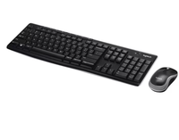 Combo Inalámbrico Logitech MK270 - Set de Teclado y Ratón - Inglés - Dispositivo de Entrada de Datos Negro