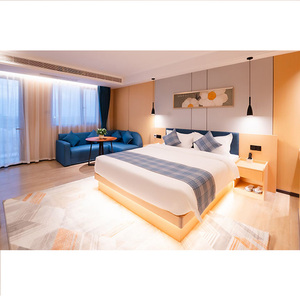 Ensemble complet de meubles de chambre à coucher sur mesure en gros, pour lits simples, doubles, queen et king size, pour hôtels modernes 5 étoiles - Product Image 2