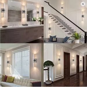 Lampe murale en cristal LED de luxe moderne pour restaurant et hôtel, design métallique pour un éclairage haut de gamme - Product Image 3