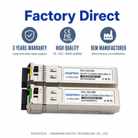 Module SFP+ BiDi 10G 1270nm/1330nm 60km GP-SFP-10GBX-D-60 DDM Simplex LC SMF GP-SFP-10GBX-U-60 pour FTTX