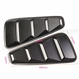 Pair 1/4 Quarter Side <b>Window</b> Louvers Scoop Cover <b>Vent</b> for Ford Mustang 2005 2006 2007 2008 2009 2010 2011 2012 2013 2014 - Product Image 2