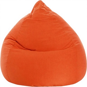 Disian Grand pouf d'extérieur en tissu moderne en forme de poire pour enfants et adultes - Product Image 4