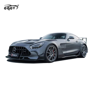 Pare-chocs de voiture pour <span class=keywords><strong>Mercedes</strong></span> Benz AMG <span class=keywords><strong>GT</strong></span>, mise à niveau au kit de carrosserie, série noire, 4 pièces - Product Image 1