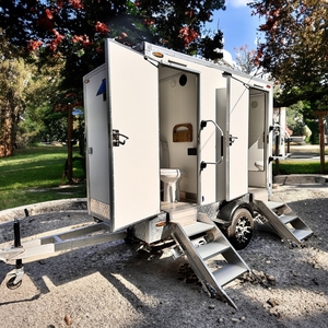 2025 toilettes luxe mobile caravane camping-car van toilette et douche remorque prix extérieur Portable salle de bain - Product Image 4