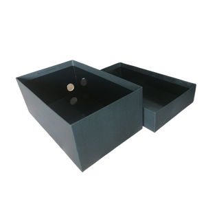 Miễn Phí Thiết Kế Tái Chế Các Tông Hàng Đầu Và Cơ Sở Hộp Giấy Màu Đen Bao Bì Hộp Giày Kết Cấu Chất Liệu Với Foil In Ấn - Product Image 3