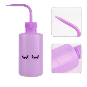 <span class=keywords><strong>Bouteille</strong></span> de nettoyage ronde en plastique écologique 150 ml pour cils irisés, outil de beauté multifonctionnel pour rinçage de tatouages/cils, modèle 123 - Product Image 4